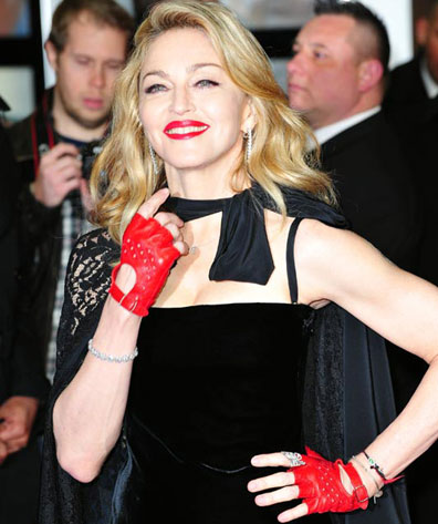 So why does Madonna love her gloves? 