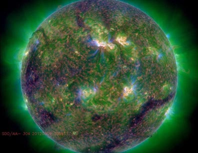  Strongest solar storm creates dazzling display in the sky