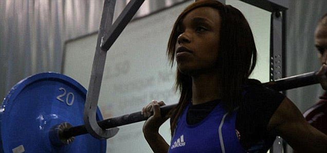 19 yr old Monique Newton back from brain cancer, suicide attempt, hopes to Olympic gold