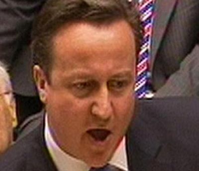 You muttering idiot, David Cameron loses his temper with Ed Balls at PM's questions