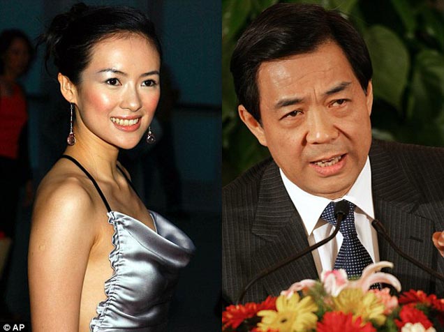 Zhang Ziyi got $100m for sleeping with Chinese politician Bo Xilai linked to the murder of Old Harrovian