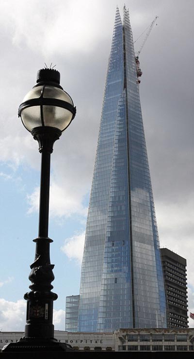 The Shard, European Union's tallest building, incredible climb and look down on the London