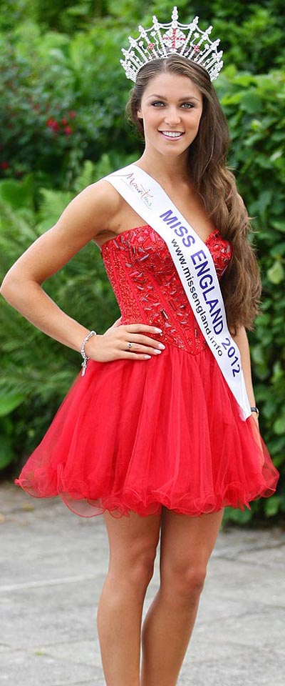 Charlotte Holmes, the test tube baby makes Miss World final 2012