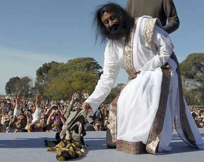 Argentina rocks to the rhythmic beats of  Sri Sri Ravi Shankar