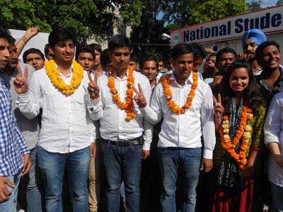 NSUI wins Delhi University elections