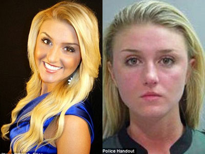 Miss University of Arkansas Sarah Gafvert faces losing crown after arrested for DUI