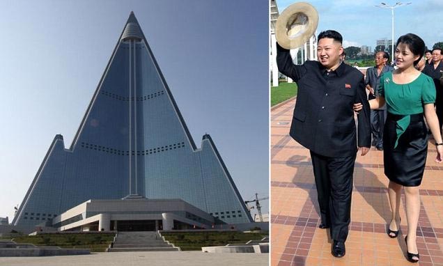 Ryungyong, world's biggest hotel built in Pyongyang by Kim Jong-Un's starving dictatorship 