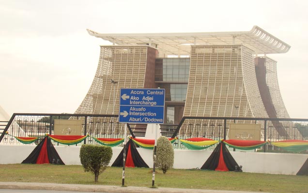 Ghana's new Presidential Palace built with India's help