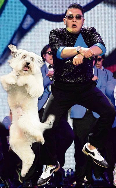 Wagnam style: BGT Pudsey bids to mimic Psy's Gangnam Style moves