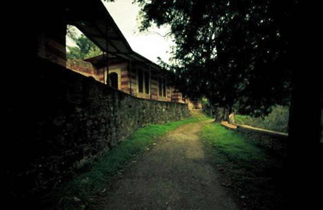 Abandoned leper colony, asylum where disfigured sufferers were sent to die on Greek island