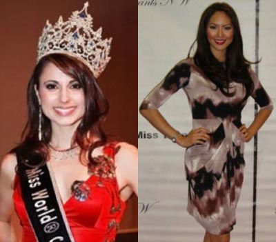 Denise Garrido, 26, mistakenly crowned as Miss Universe Canada, real winner is Riza Santos