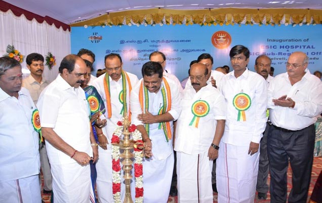 Minister Kodikunnil Suresh inaugurates NBCC Constructed ESIC Hospital in Tirunelveli