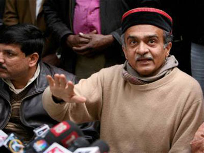 Prashant Bhushan blames BJP affiliated groups for attack on AAP office