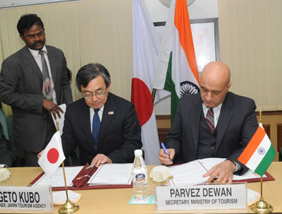 India and Japan enter into memorandum in the field of tourism