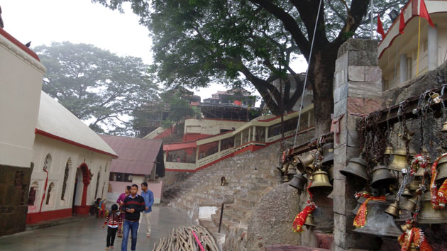 Inner porch of Kamakhya temple that guides teh devotees inside