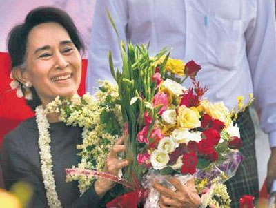 Aung San Suu Kyi party NLD to decide soon on contesting Myanmar polls