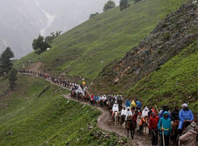 Amarnath Yatra halted on Baltal route