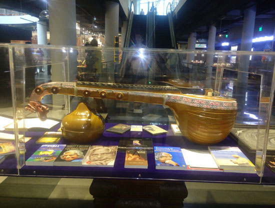 Veena of former President APJ Abdul Kalam at Rashtrapati Bhawan museum