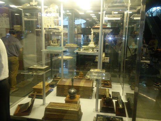 Artifacts displayed at Rashtrapati Bhawan museum