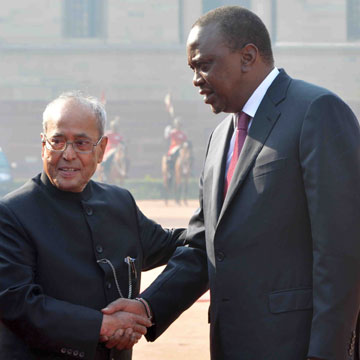 India looks forward to working with Kenya to contribute to global peace and stability: Prez Mukherjee