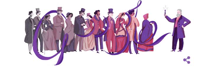 Google Doodle remembers Sir William Henry Perkin, the chemist who discovered first aniline dye