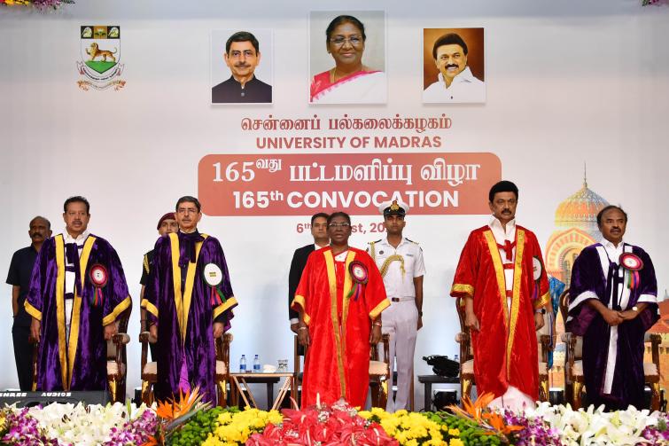 President of India Droupadi Murmu graces 165th Convocation of University of Madras