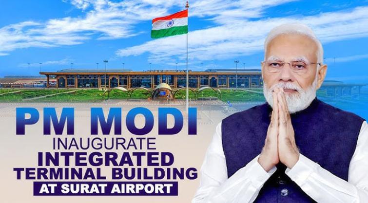 PM Modi Inaugurates Surat Airport's New Terminal Building - FacenFacts