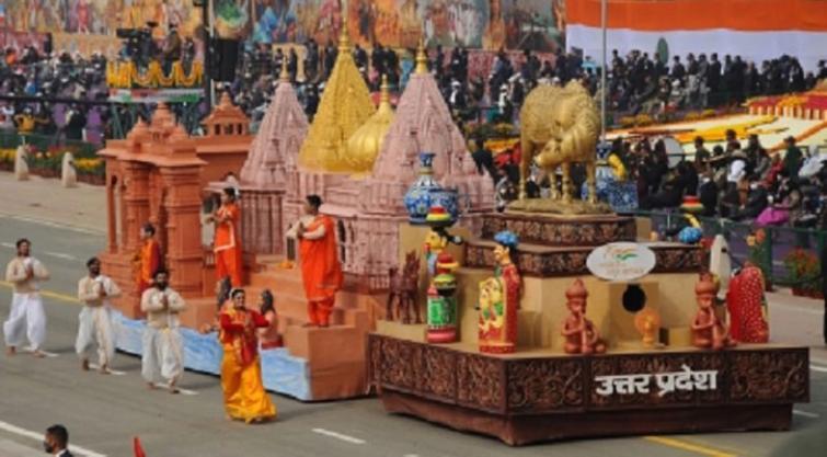 On 75th Republic Day Parade, Uttar Pradesh's Ram Lalla Tableau Steals