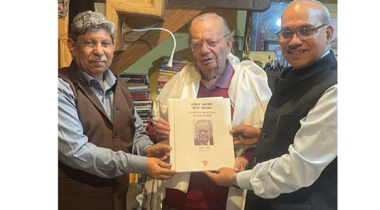 Sahitya Akademi's highest honour - the Sahitya Akademi Fellowship - offered to Ruskin Bond