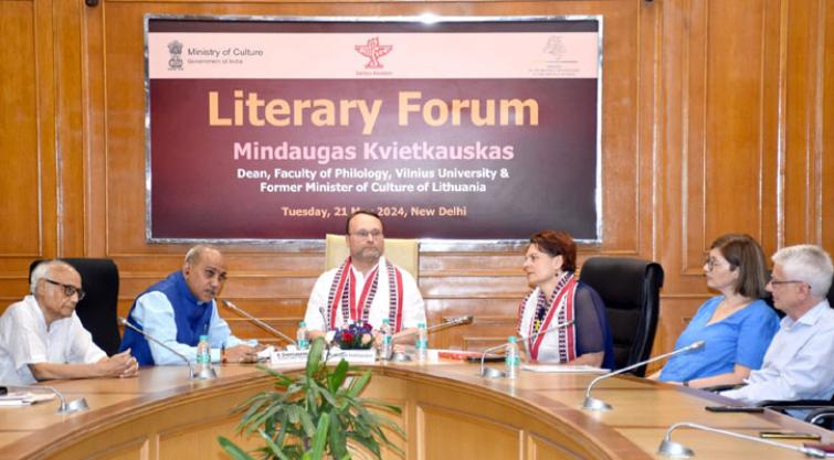 Literary Forum - Lecture by Mr. Mindaugas Kvietkauskas