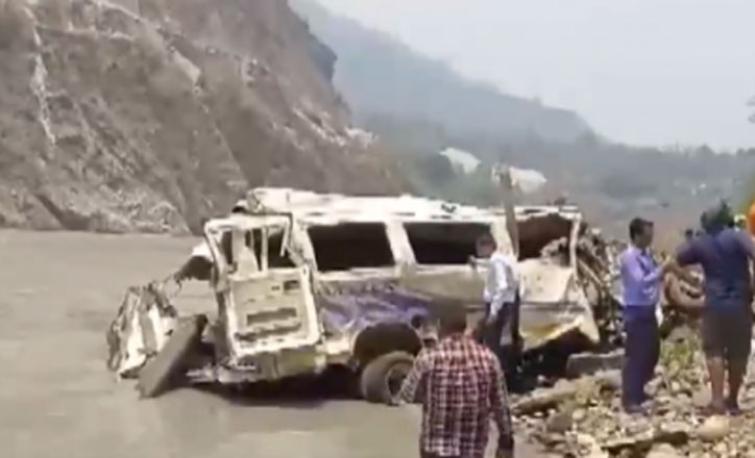  13 Killed After Tempo Traveller Falls Into Gorge Near Badrinath Highway