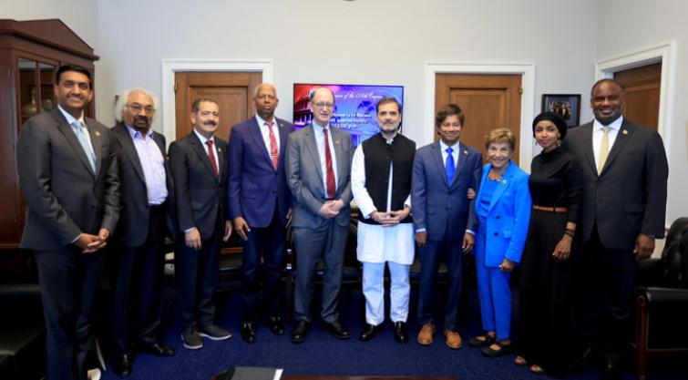 Rahul Gandhi Meets Anti-India American Lawmaker Ilhan Omar